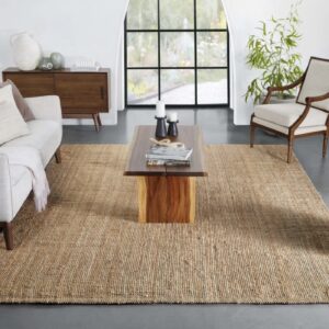 Handwoven Natural Jute Round Rug – Handmade Eco-Friendly Floor Mat